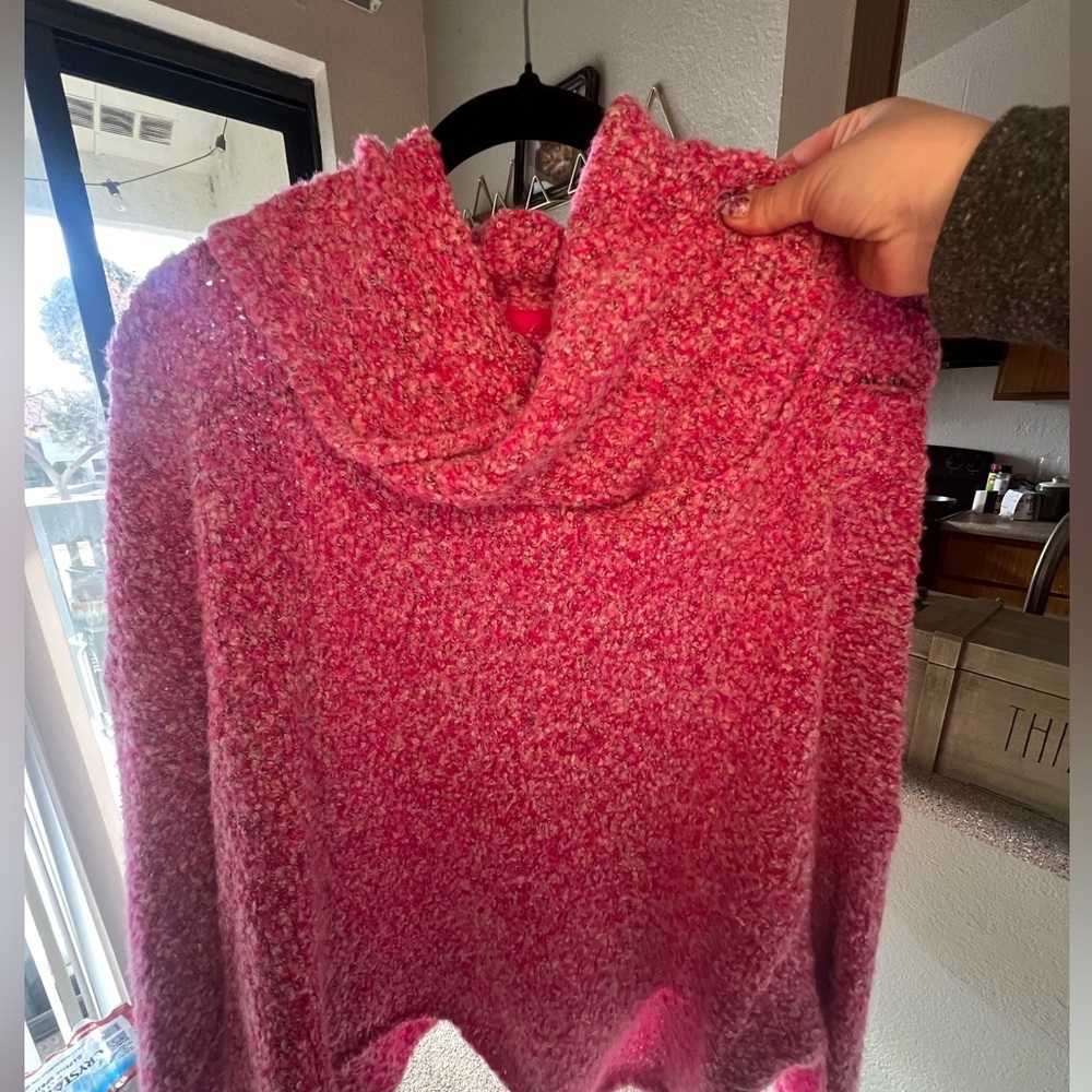 Cozy Pink Knit Sweater